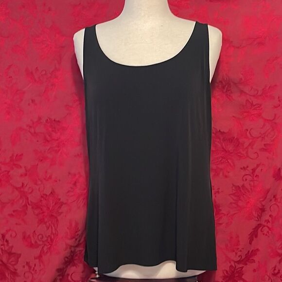 Alfani Sleeveless Shirt and Tank top Set Black and White Tie die Look - Picture 5 of 8